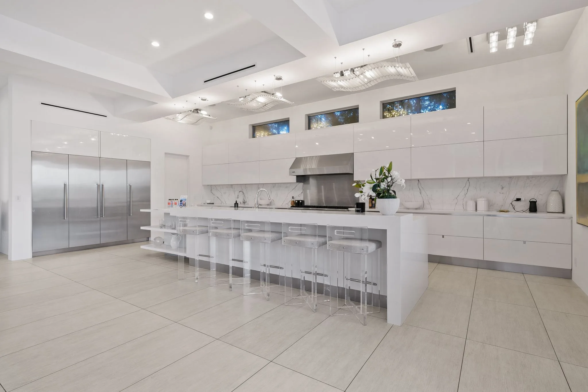 Luxury Bel Air villa interior featuring elegant contemporary design, spacious living areas, upscale furnishings, and refined architectural details in an exclusive Los Angeles vacation rental.