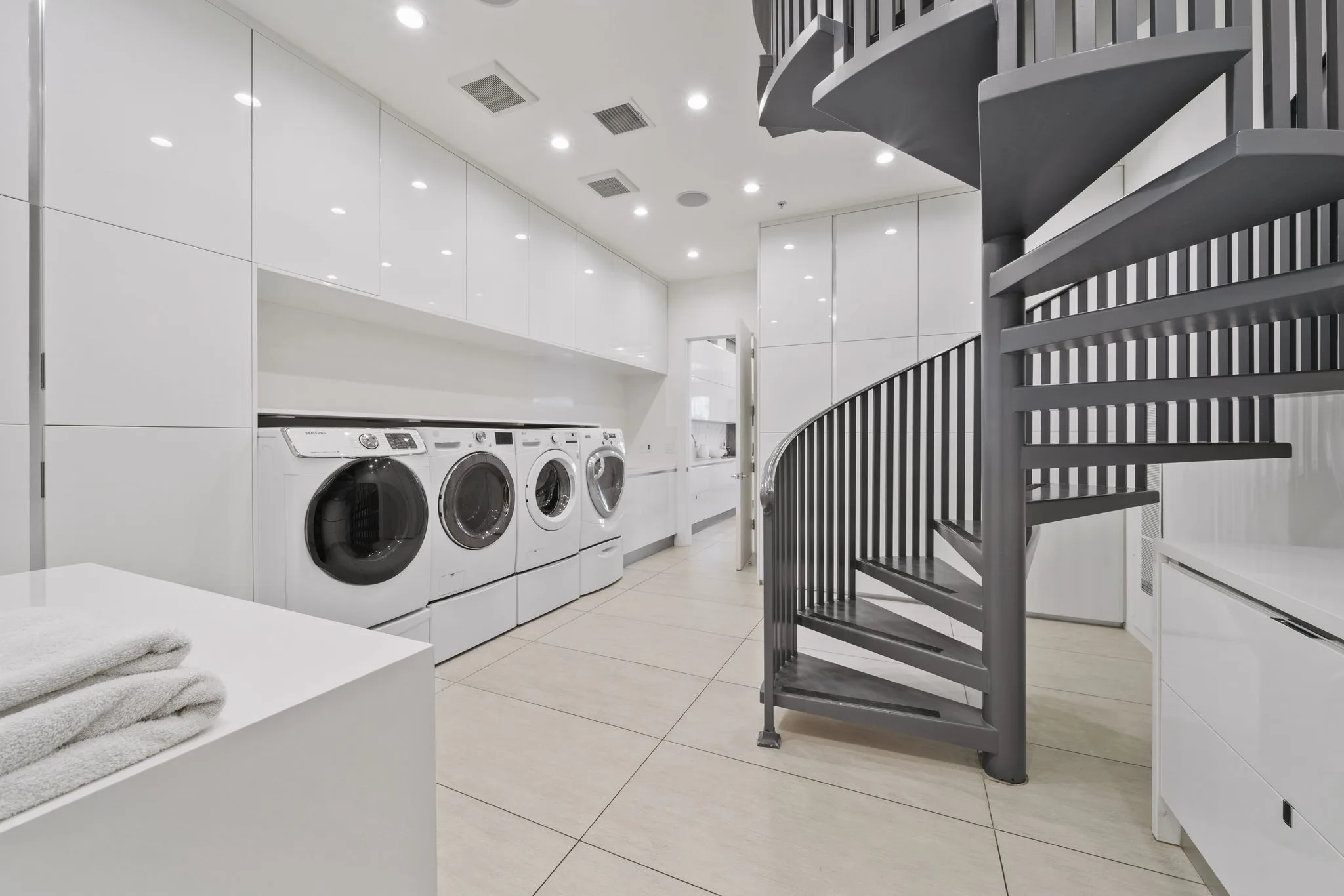 Luxury Bel Air villa interior featuring elegant contemporary design, spacious living areas, upscale furnishings, and refined architectural details in an exclusive Los Angeles vacation rental.
