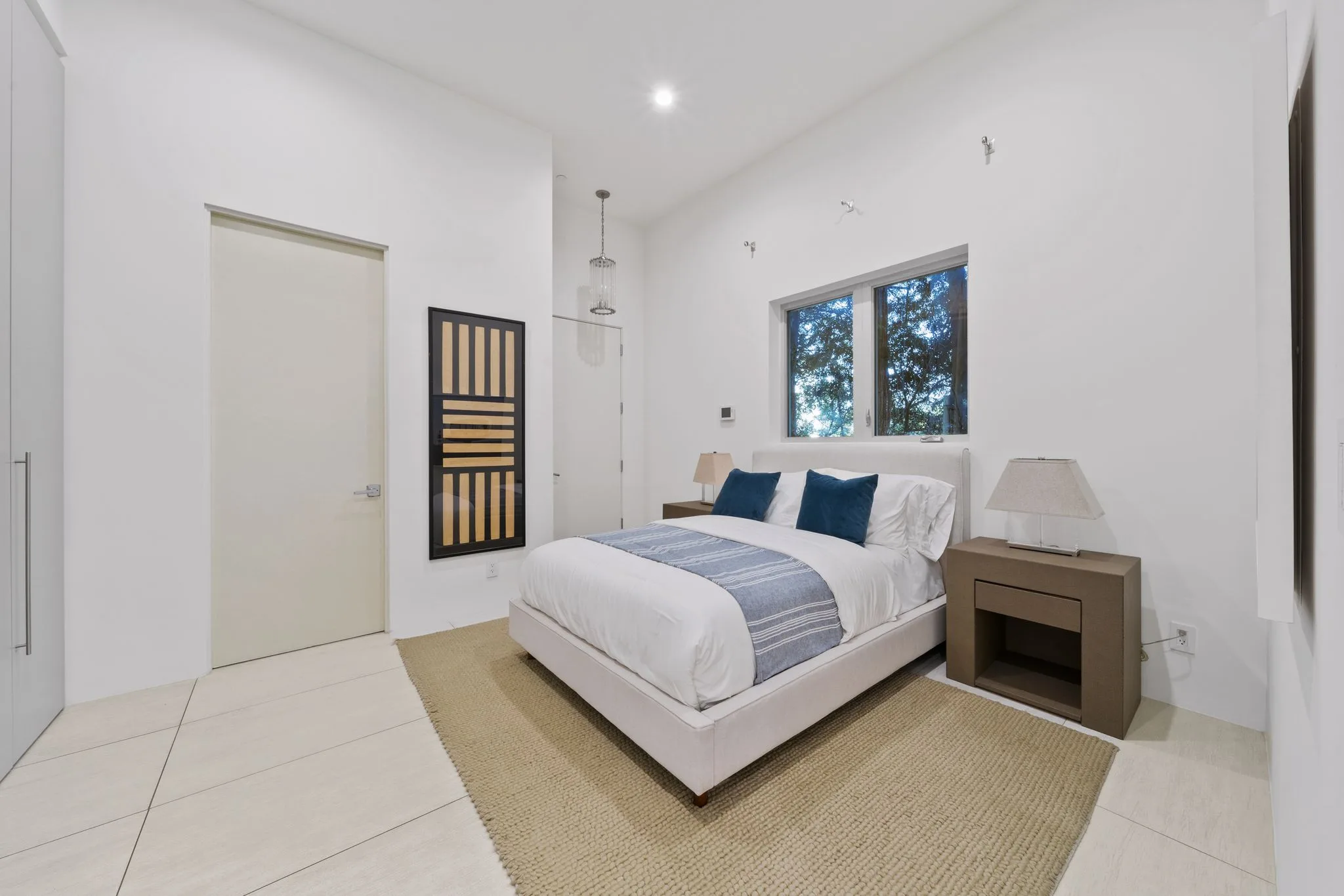 Luxury Bel Air villa interior featuring elegant contemporary design, spacious living areas, upscale furnishings, and refined architectural details in an exclusive Los Angeles vacation rental.