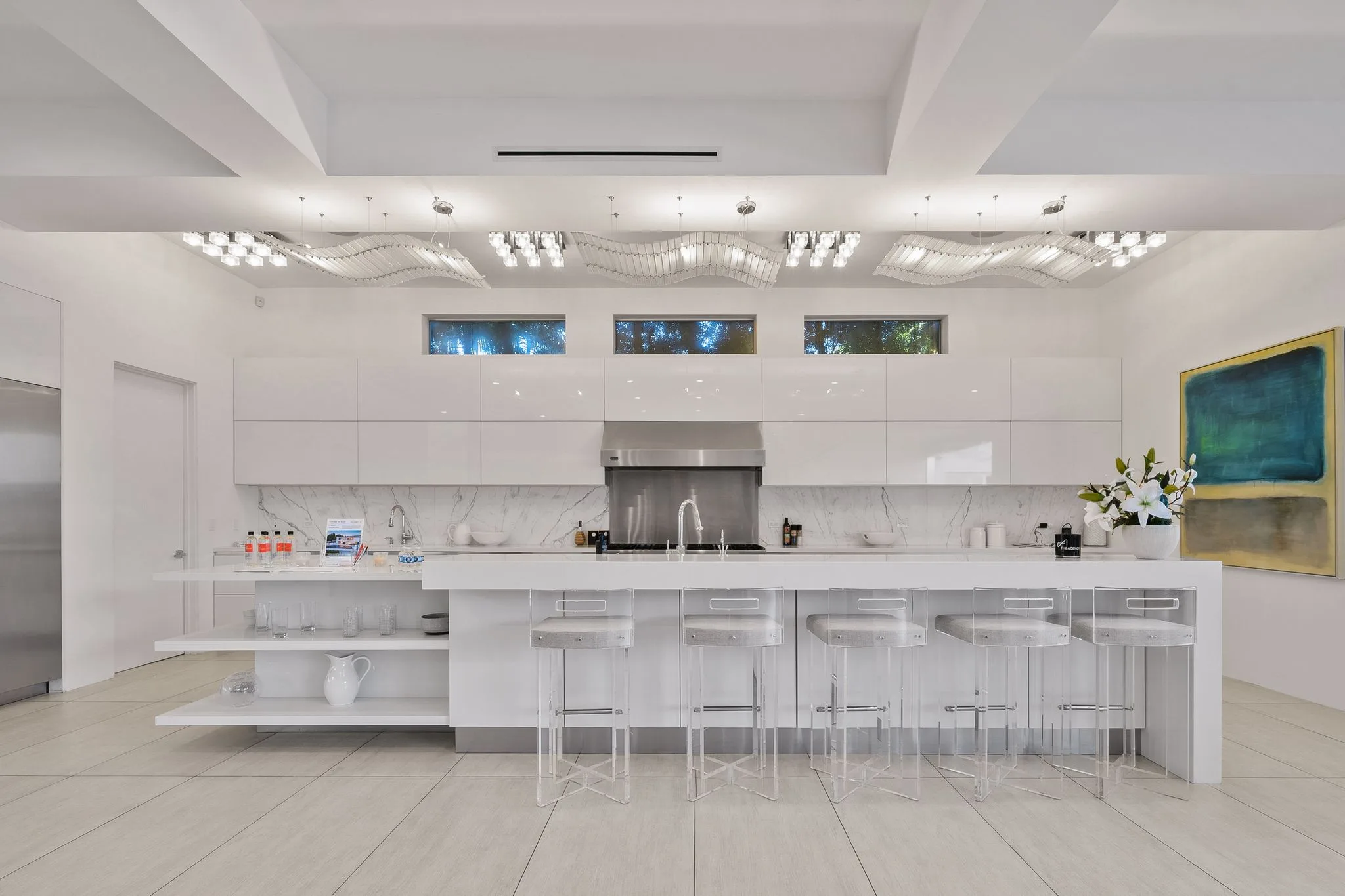 Luxury Bel Air villa interior featuring elegant contemporary design, spacious living areas, upscale furnishings, and refined architectural details in an exclusive Los Angeles vacation rental.